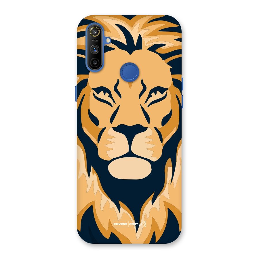 Designer Lion Back Case for Realme Narzo 10A