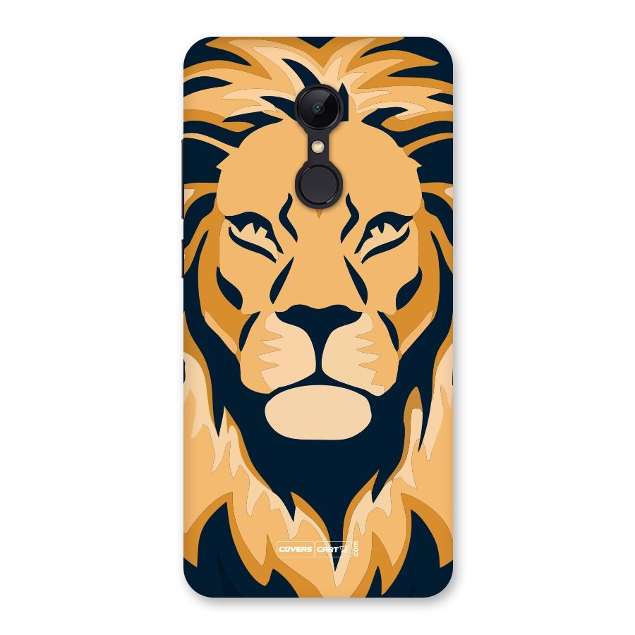 Designer Lion Back Case for Redmi 5