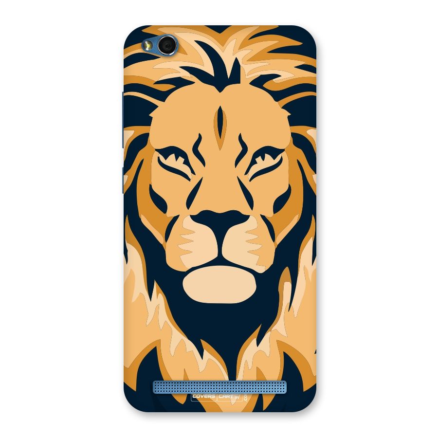 Designer Lion Back Case for Redmi 5A