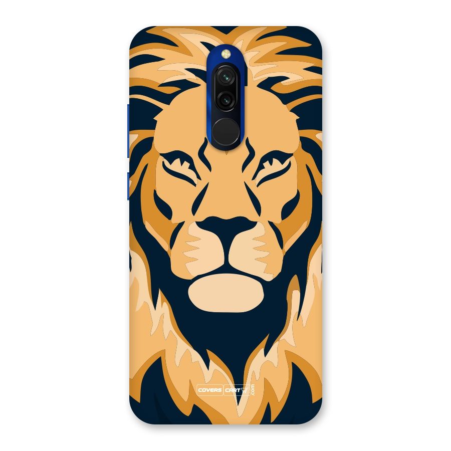 Designer Lion Back Case for Redmi 8
