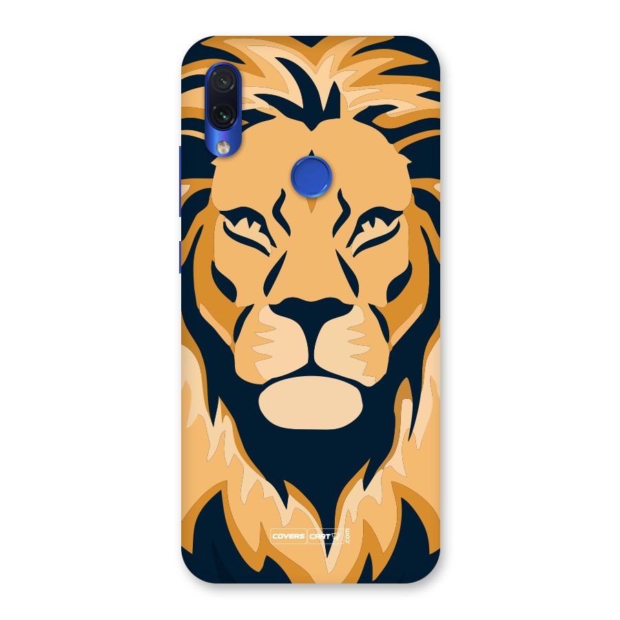 Designer Lion Back Case for Redmi Note 7