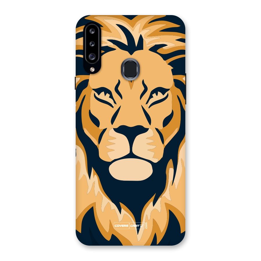 Designer Lion Back Case for Samsung Galaxy A20s
