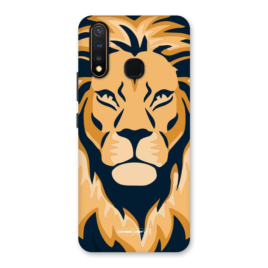 Designer Lion Back Case for Vivo U20