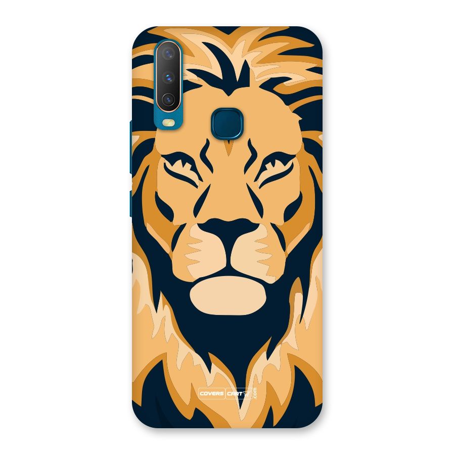 Designer Lion Back Case for Vivo Y17