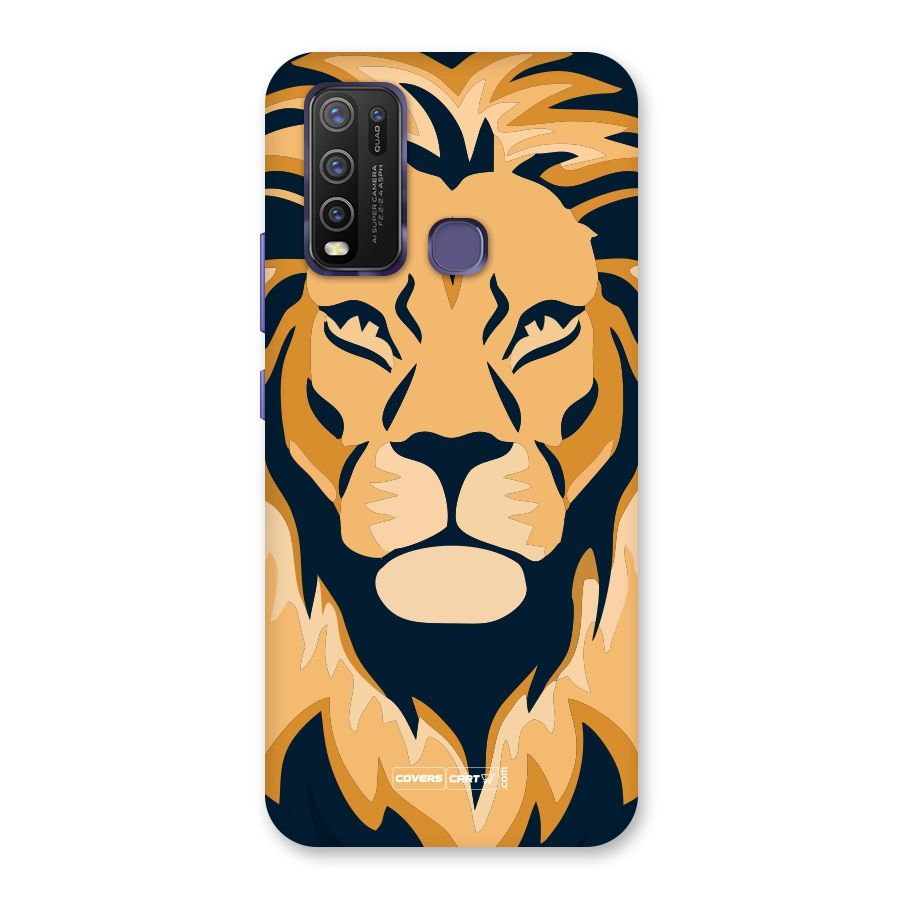 Designer Lion Back Case for Vivo Y30
