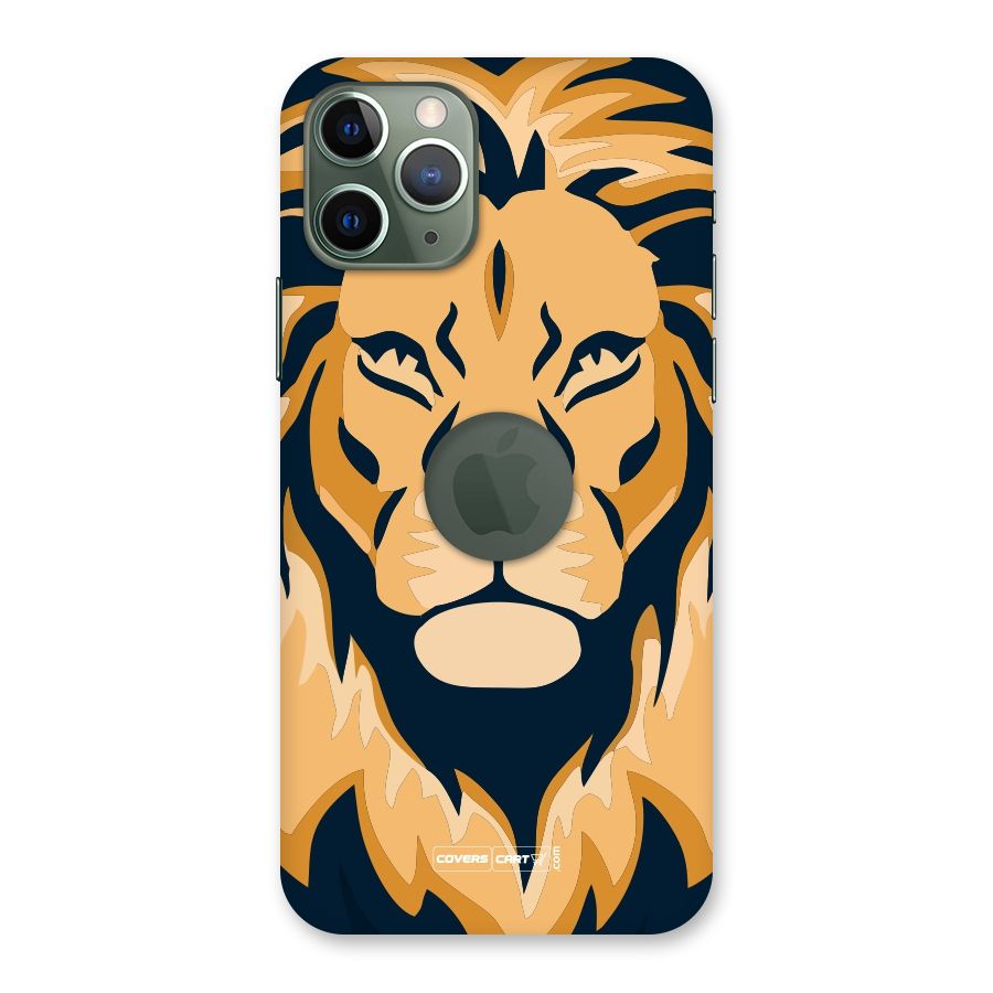 Designer Lion Back Case for iPhone 11 Pro Logo  Cut