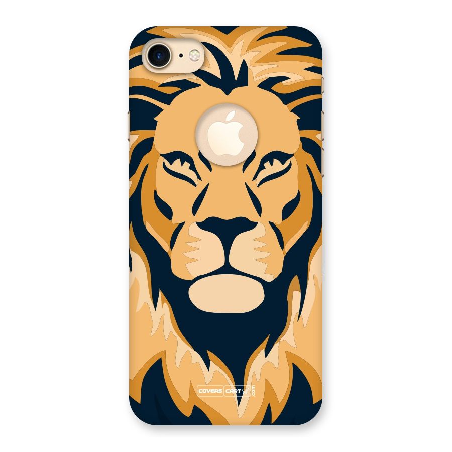 Designer Lion Back Case for iPhone 7 Logo Cut