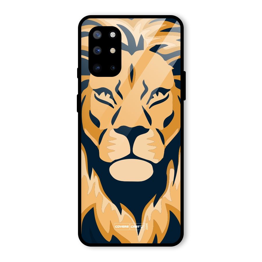 Designer Lion Glass Back Case for OnePlus 8T