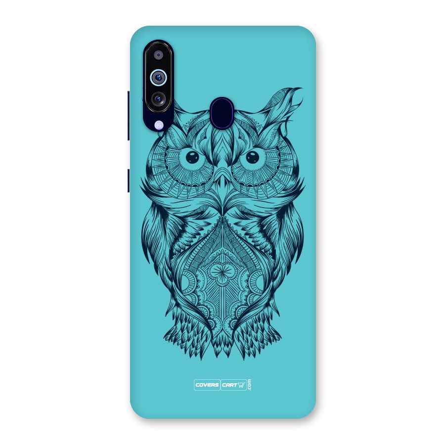 Designer Owl Back Case for Galaxy A60