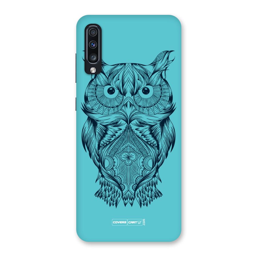 Designer Owl Back Case for Galaxy A70
