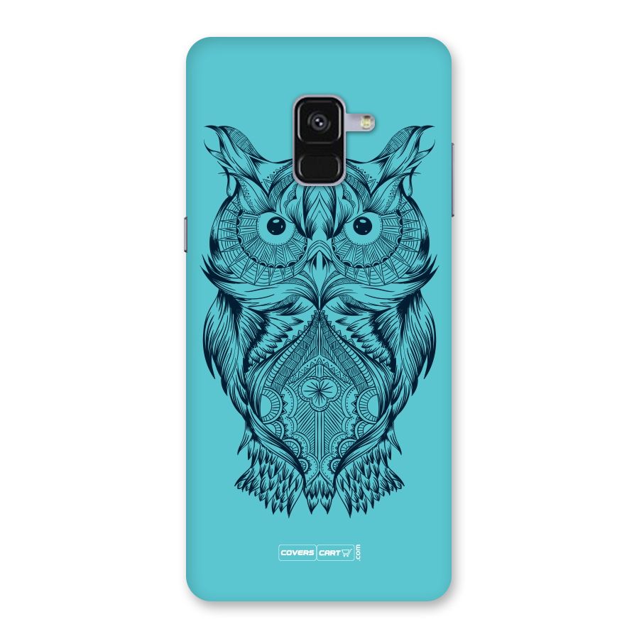 Designer Owl Back Case for Galaxy A8 Plus