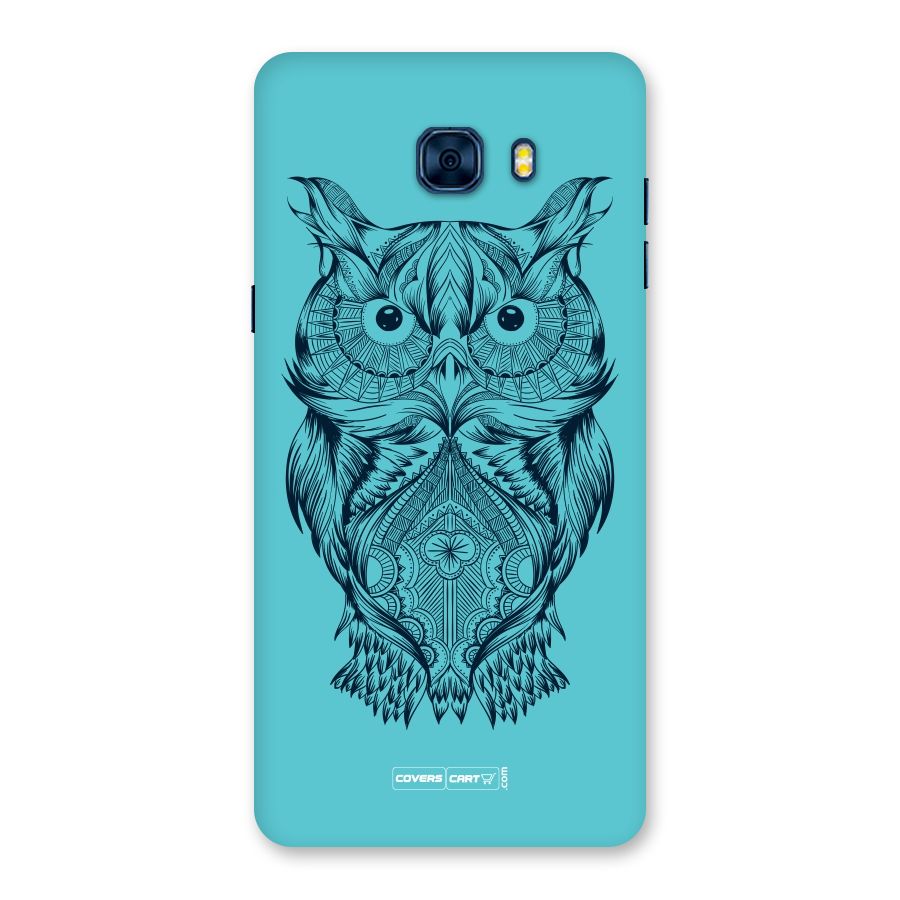 Designer Owl Back Case for Galaxy C7 Pro