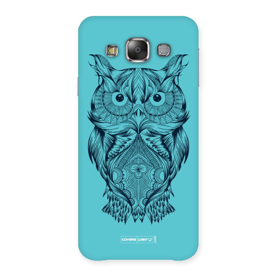 Designer Owl Back Case for Galaxy E7