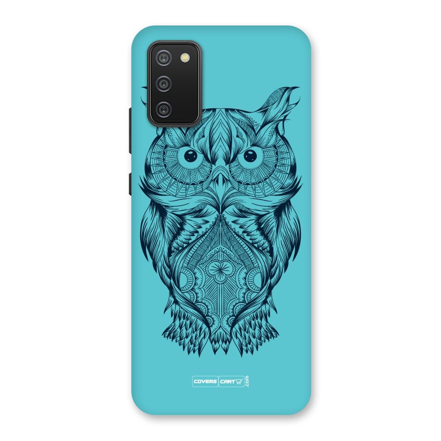 Designer Owl Back Case for Galaxy M02s