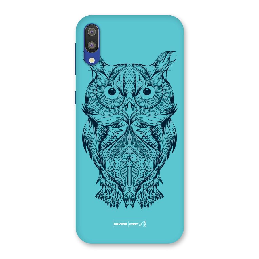 Designer Owl Back Case for Galaxy M10