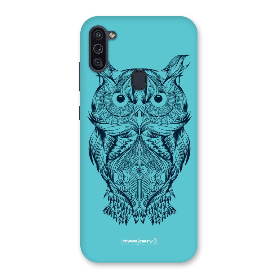 Designer Owl Back Case for Galaxy M11