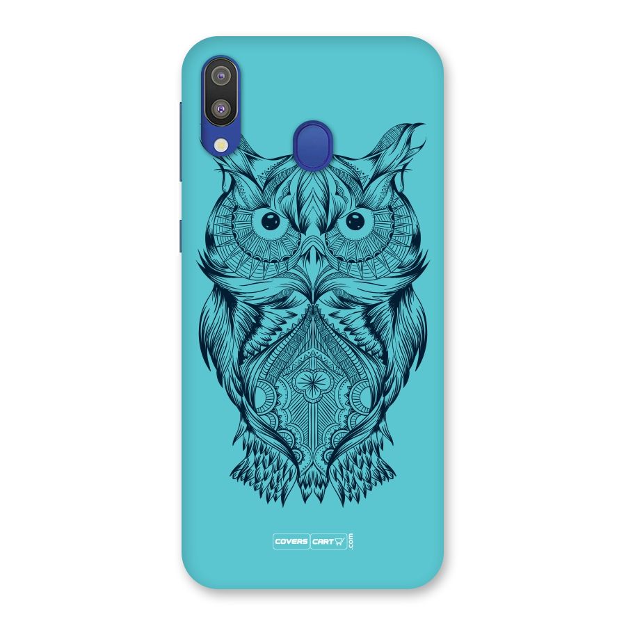 Designer Owl Back Case for Galaxy M20