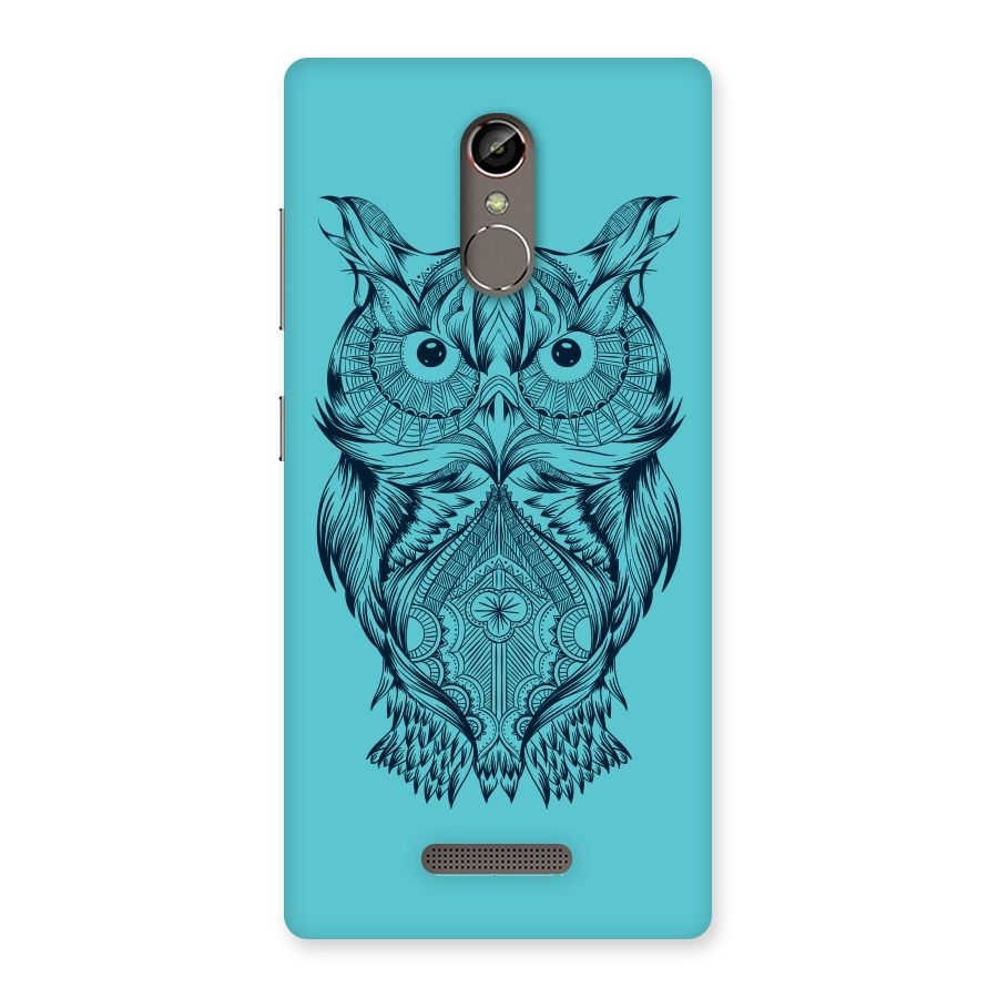 Designer Owl Back Case for Gionee S6s