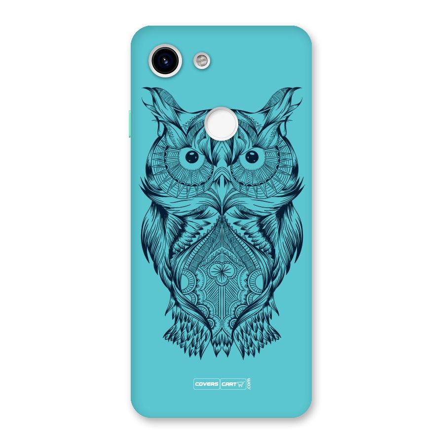 Designer Owl Back Case for Google Pixel 3
