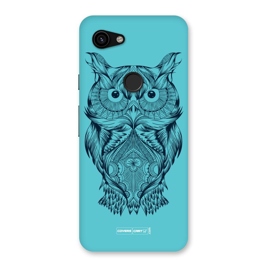 Designer Owl Back Case for Google Pixel 3a
