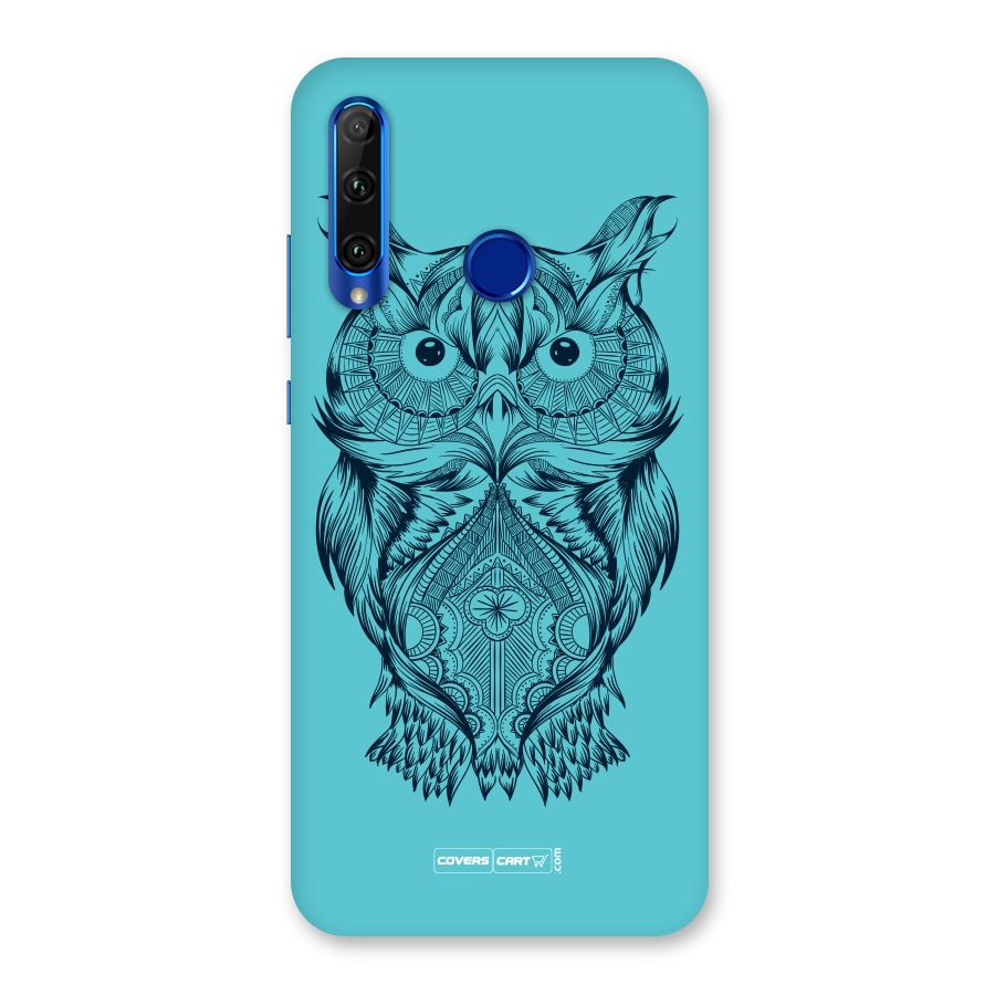 Designer Owl Back Case for Honor 20i