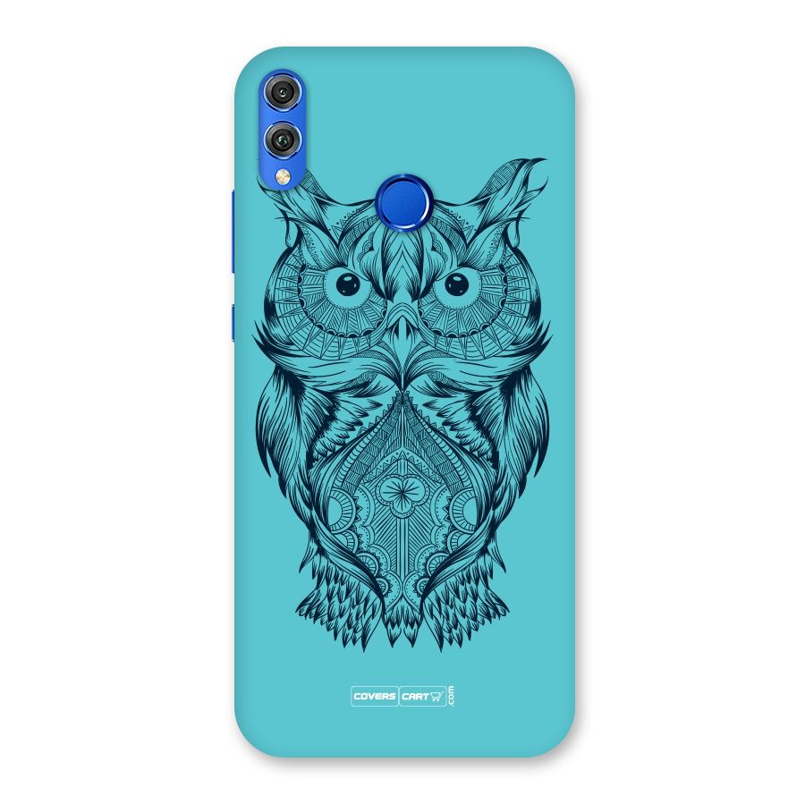 Designer Owl Back Case for Honor 8X