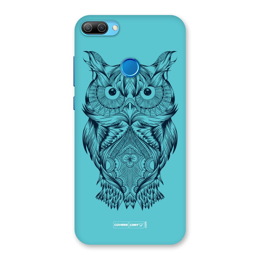 Designer Owl Back Case for Honor 9N