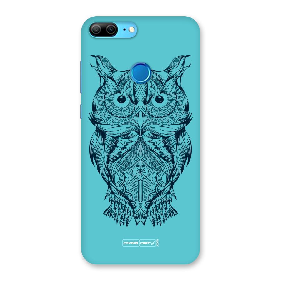 Designer Owl Back Case for Honor 9 Lite