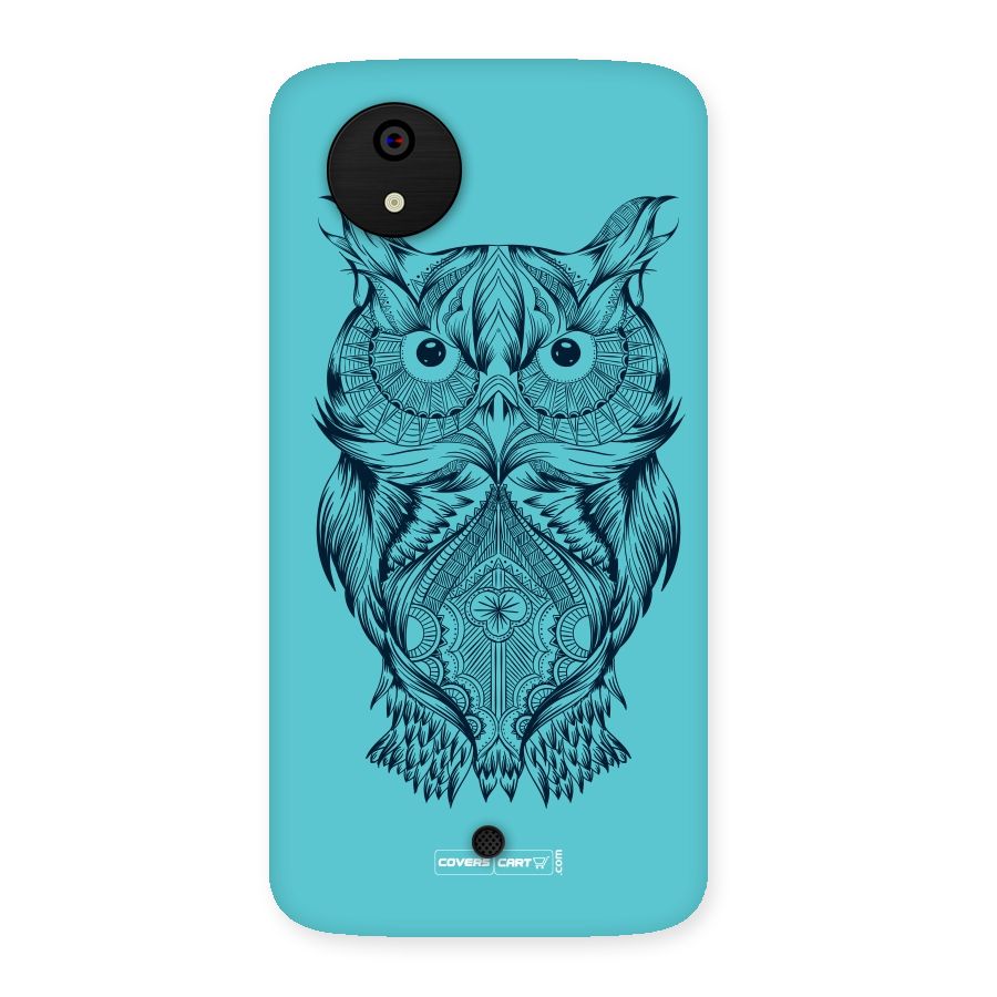 Designer Owl Back Case for Micromax Canvas A1