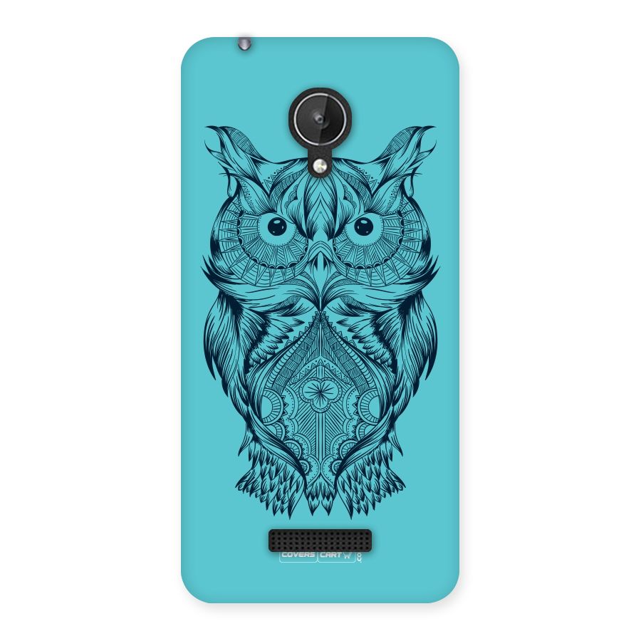 Designer Owl Back Case for Micromax Canvas Spark Q380