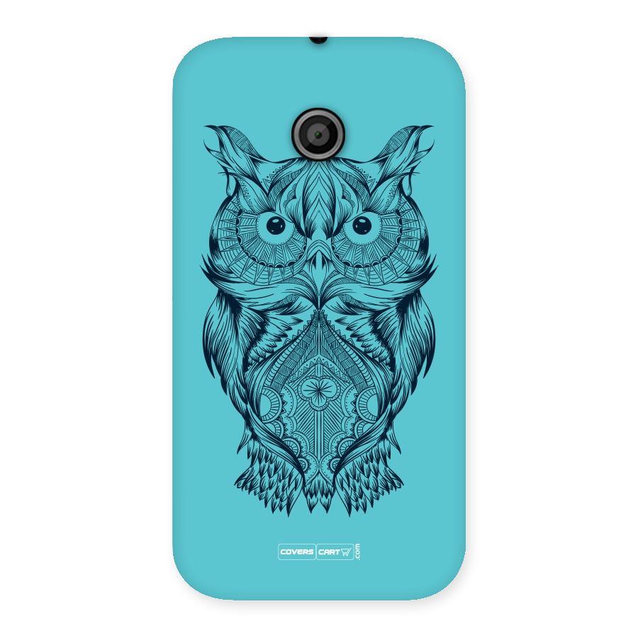 Designer Owl Back Case for Moto E