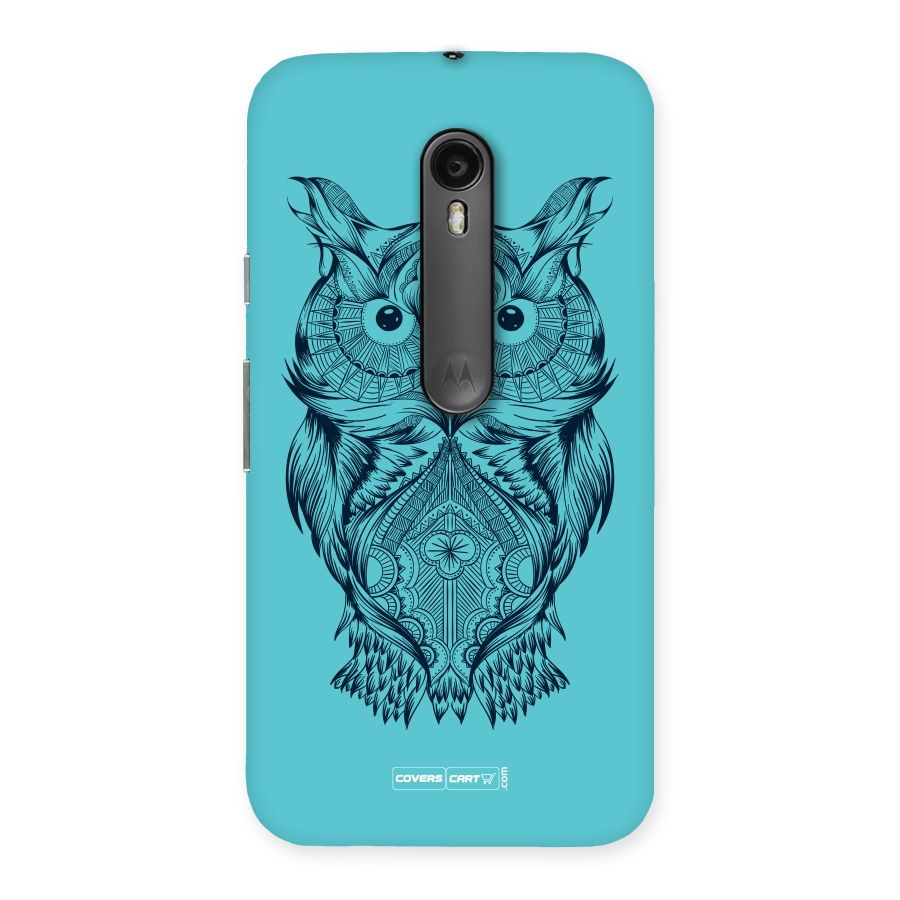 Designer Owl Back Case for Moto G3