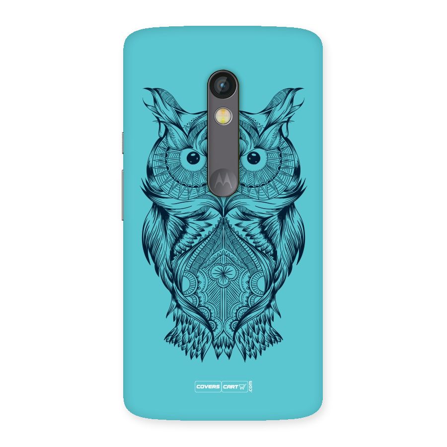 Designer Owl Back Case for Moto X Play