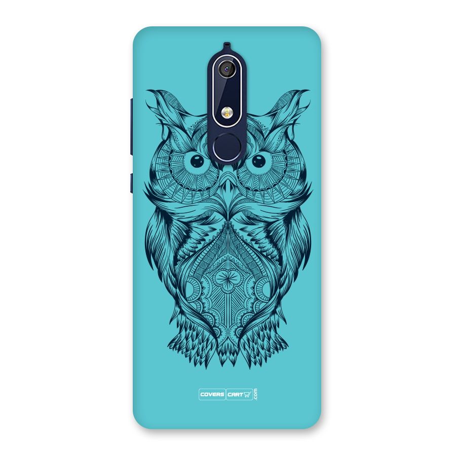 Designer Owl Back Case for Nokia 5.1
