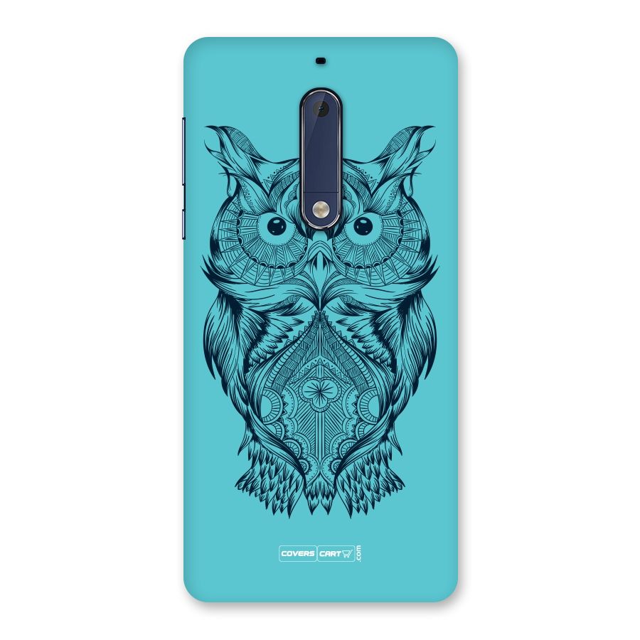 Designer Owl Back Case for Nokia 5