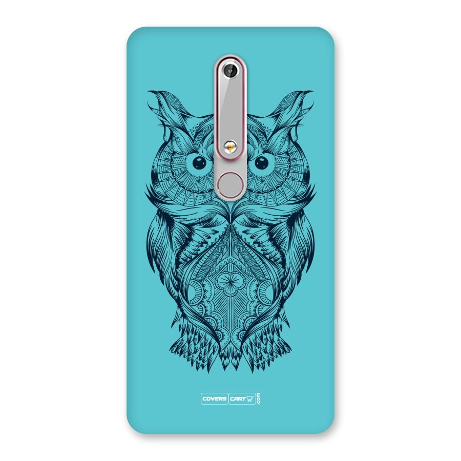 Designer Owl Back Case for Nokia 6.1