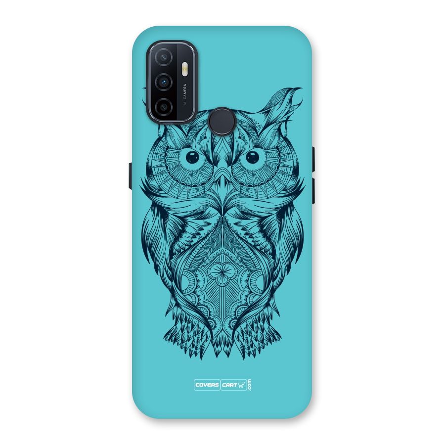 Designer Owl Back Case for Oppo A32