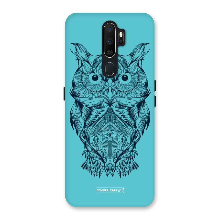 Designer Owl Back Case for Oppo A5 (2020)