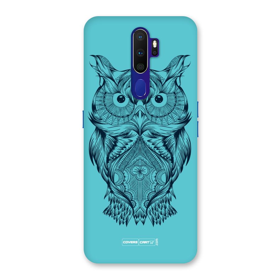 Designer Owl Back Case for Oppo A9 (2020)