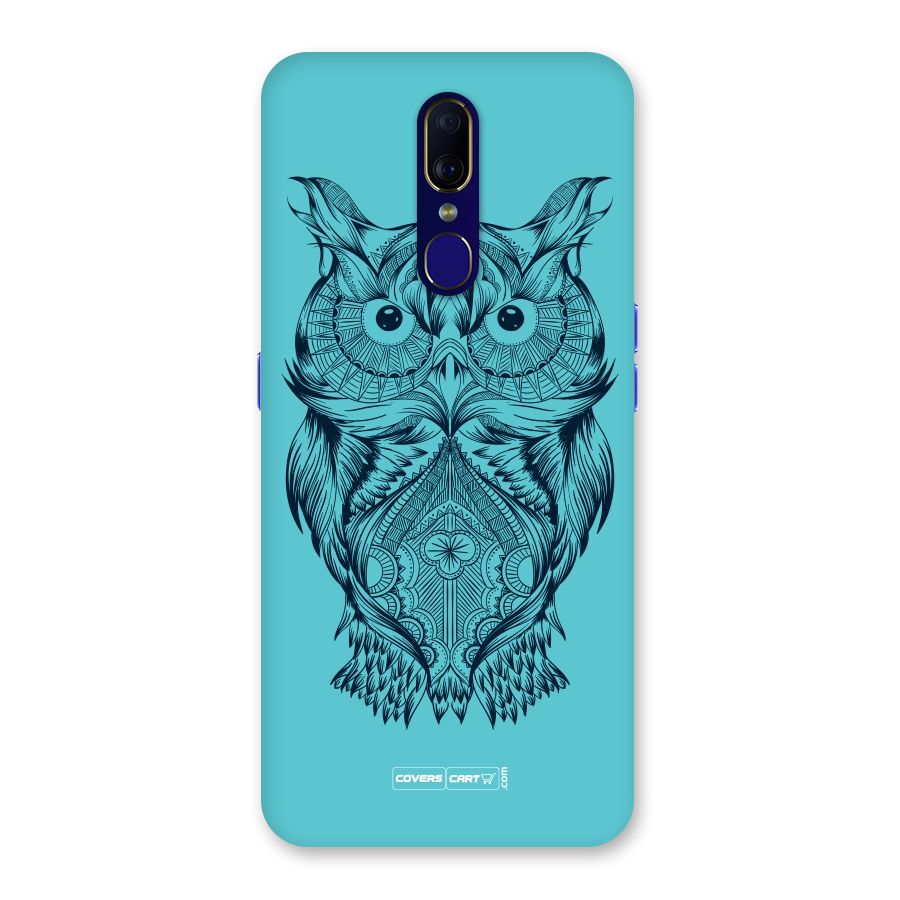 Designer Owl Back Case for Oppo F11