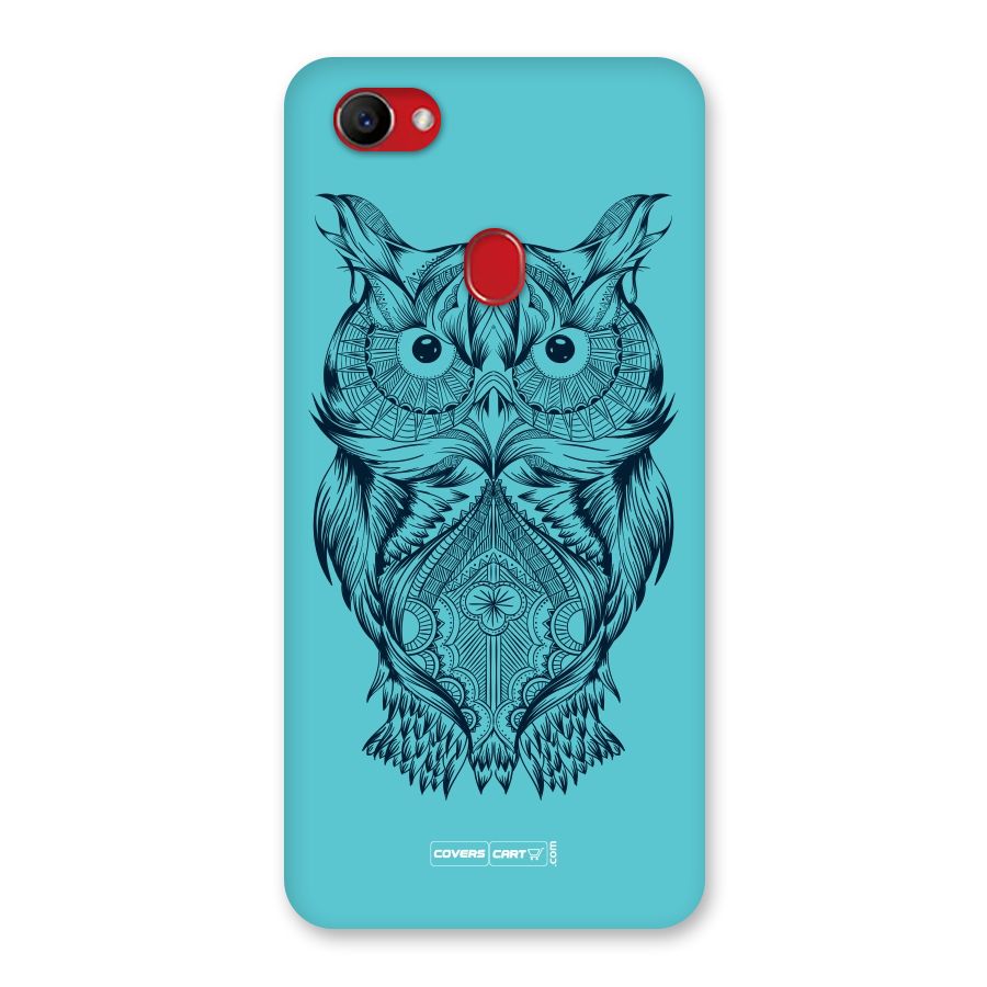 Designer Owl Back Case for Oppo F7