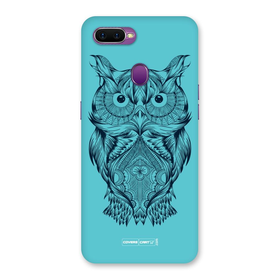 Designer Owl Back Case for Oppo F9