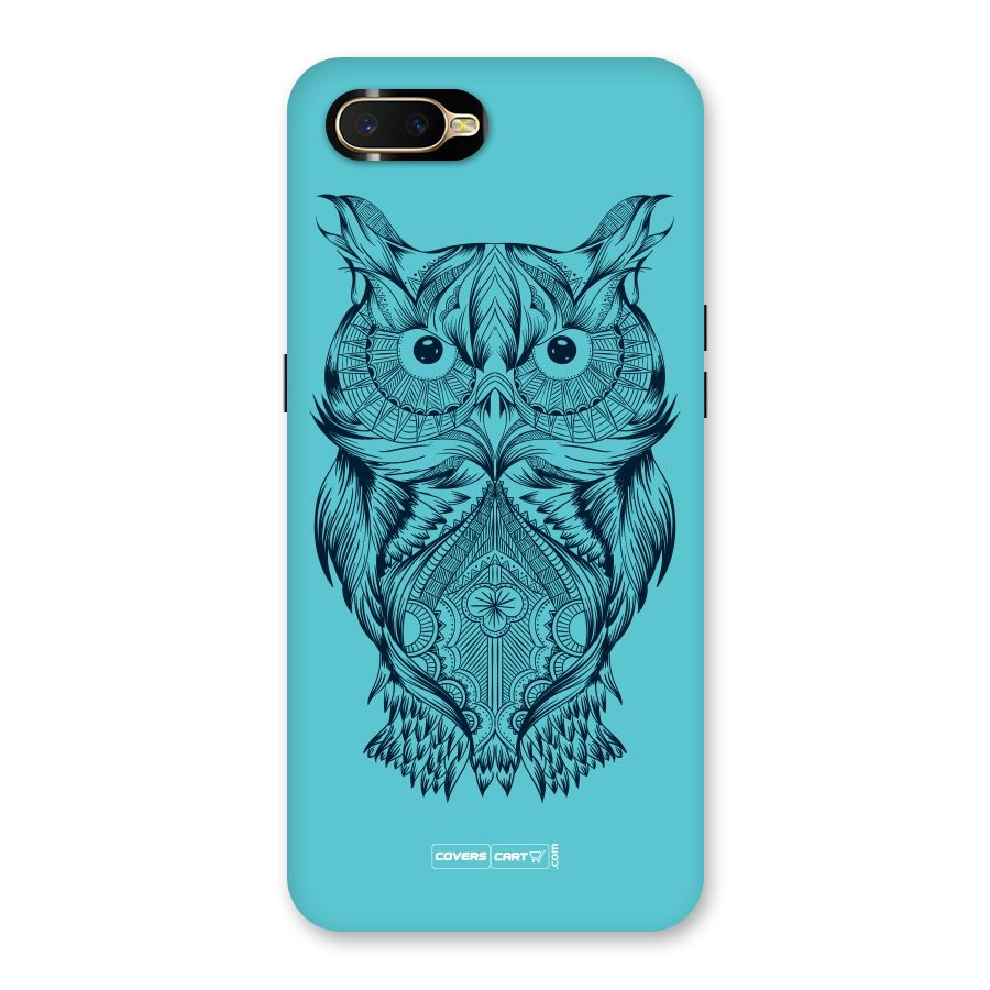 Designer Owl Back Case for Oppo K1