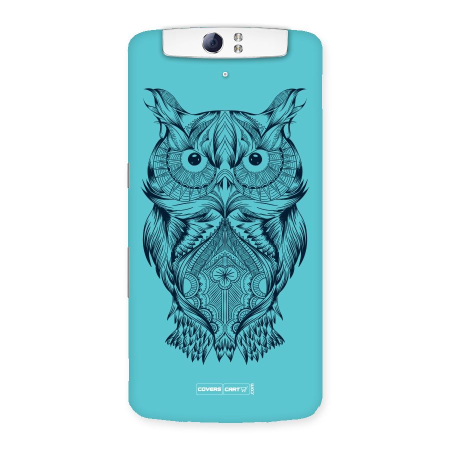 Designer Owl Back Case for Oppo N1