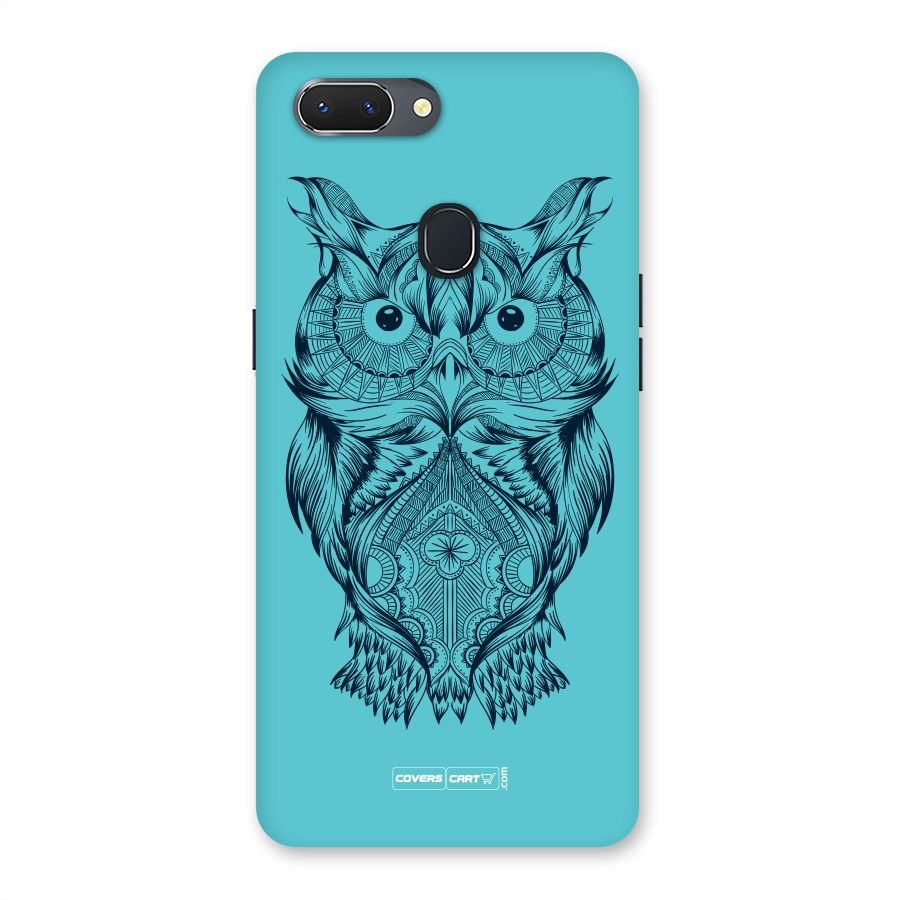 Designer Owl Back Case for Oppo Realme 2