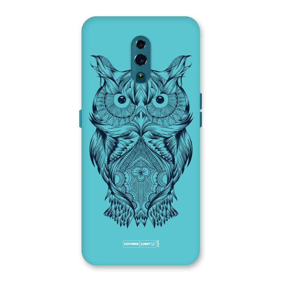 Designer Owl Back Case for Oppo Reno