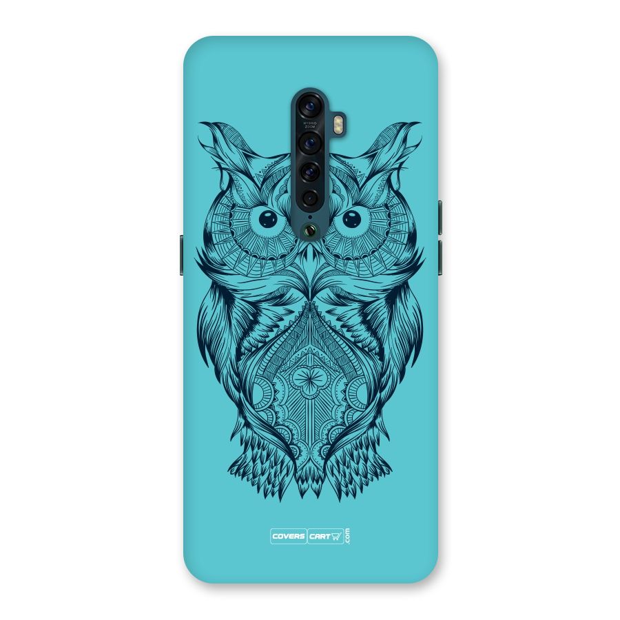 Designer Owl Back Case for Oppo Reno2