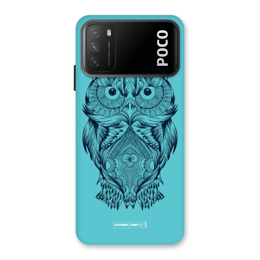 Designer Owl Back Case for Poco M3