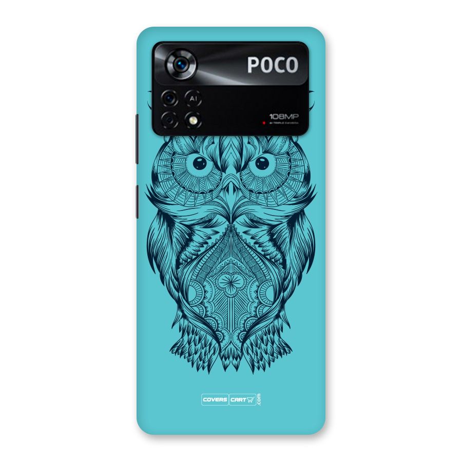 Designer Owl Back Case for Poco X4 Pro 5G