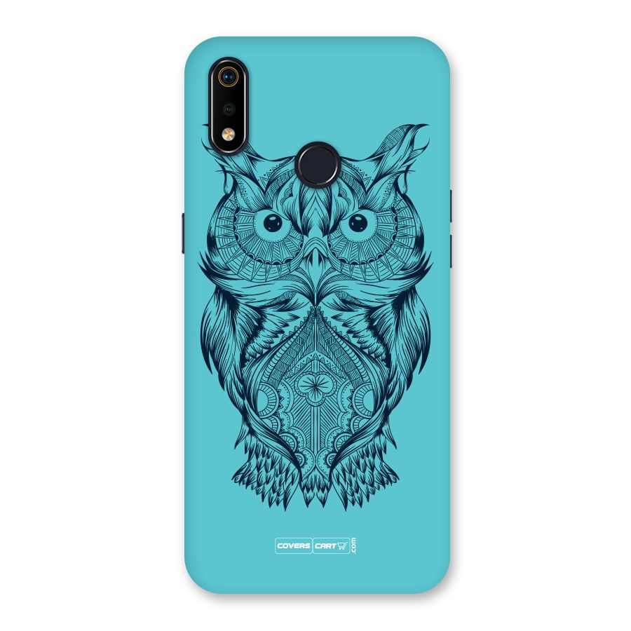 Designer Owl Back Case for Realme 3i